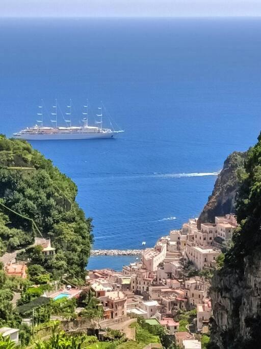 Terrazza Belvedere A Pontone - Amalfi Coast ภายนอก รูปภาพ
